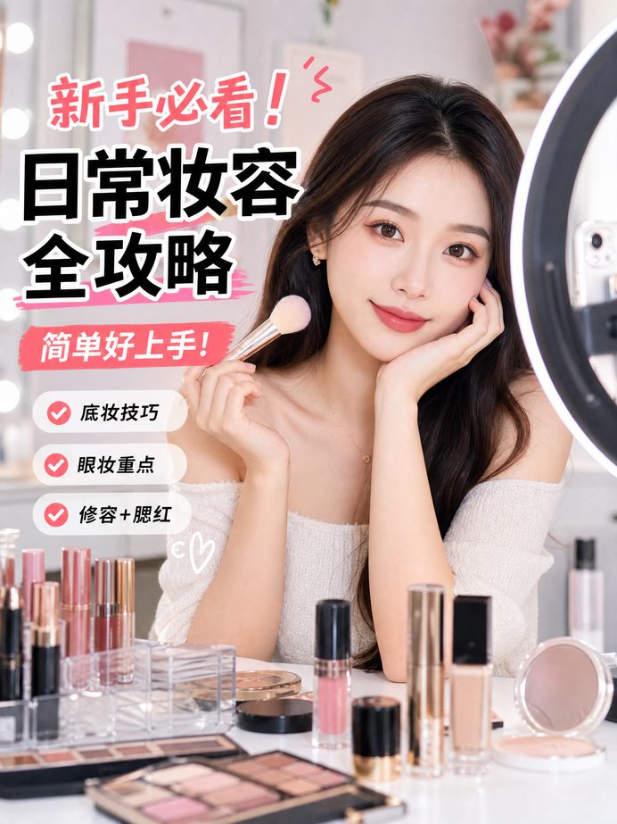 国产精品美妆视频教程-日常妆容全攻略